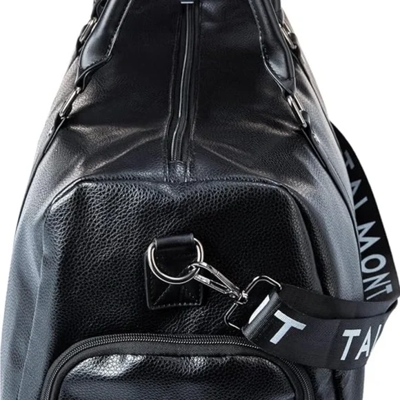 Talmont Duffle leather Bag with Shoe Compartment - Picture 3 of 15